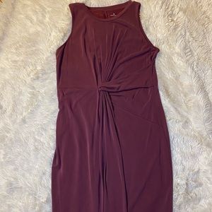 Twist front dress